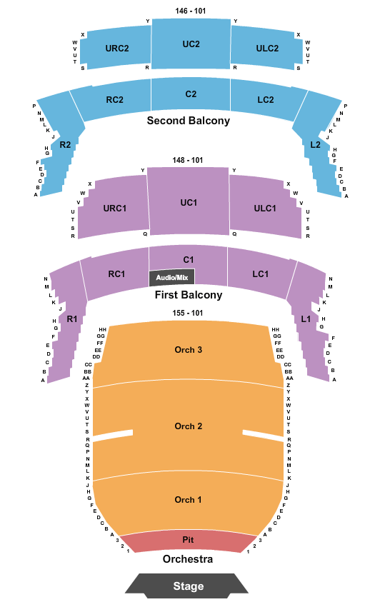 Bass Concert Hall Hamilton Seating Chart